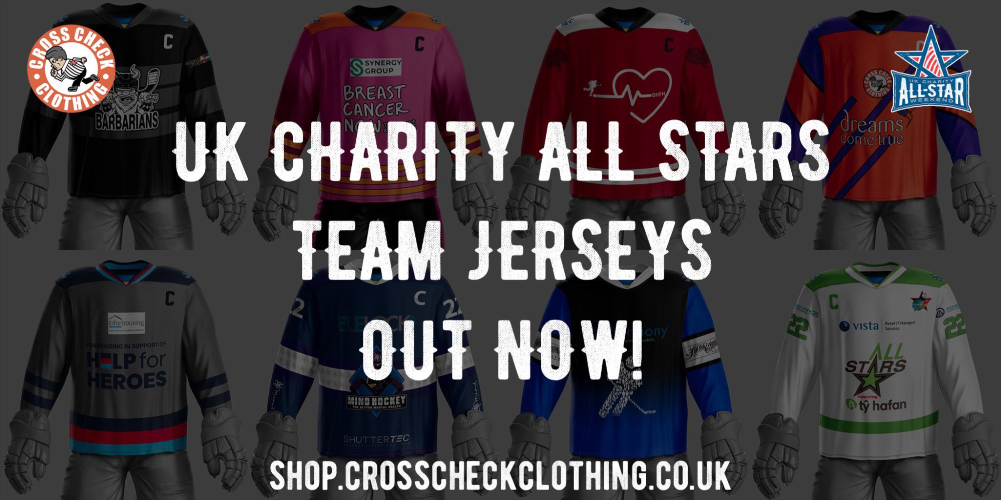 UK Charity AllStar Weekend Cross Check Launch